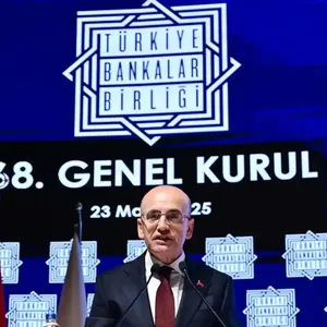 Hazine ve Maliye Bakanı Şimşek, TBB Genel Kurulu'nda konuştu: (1)
