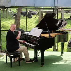 Rick Wakeman Performs Piano Concert to 150 Rescued Moon Bears in Vietnam