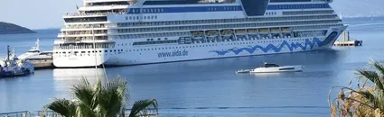 Bodrum'a Binlerce Turist Taşıdı: Dev Kruvaziyerin Rotası Heraklion