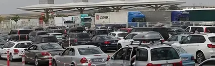 Bulgaristan'ın Sınır Kapılarında Trafik Yoğunluğu