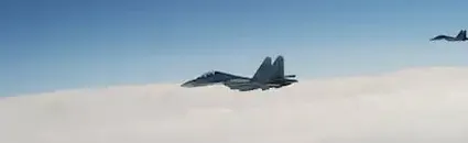Cazas de Finlandia y Suecia Interceptan A UN Escuadrón de Aviones Rusos en el Báltico