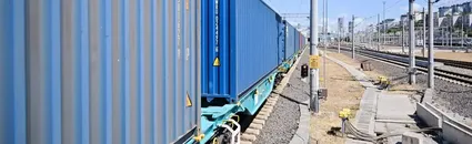 Çin'den yola çıkan yük trenleri İstanbul'da karşılanarak Avrupa'ya uğurlandı