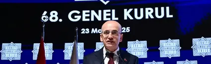 Hazine ve Maliye Bakanı Şimşek, TBB Genel Kurulu'nda konuştu: (1)