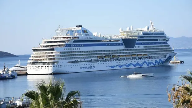 Bodrum'a Binlerce Turist Taşıdı: Dev Kruvaziyerin Rotası Heraklion