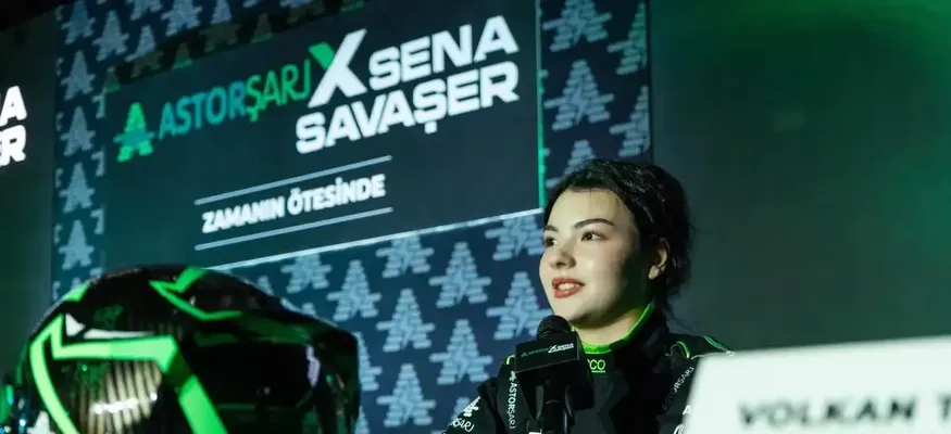 Astor Şarj'dan Türkiye'nin ilk kadın Formula pilotu Savaşer'le işbirliği