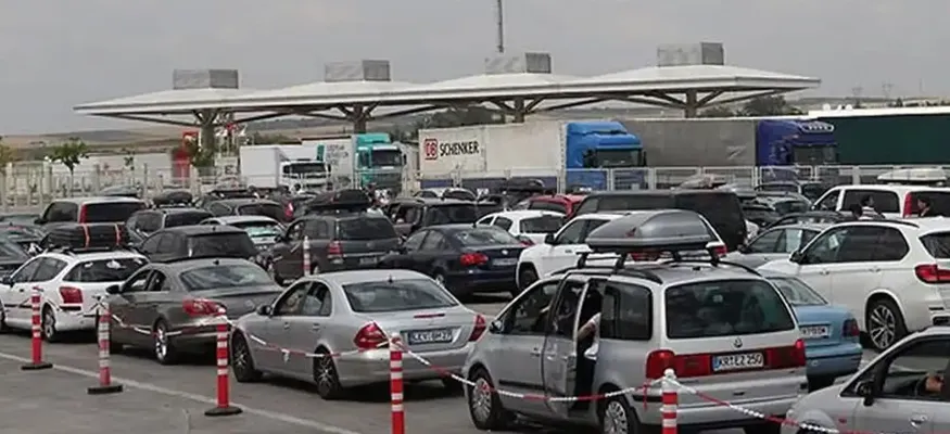 Bulgaristan'ın sınır kapılarında trafik yoğunluğu