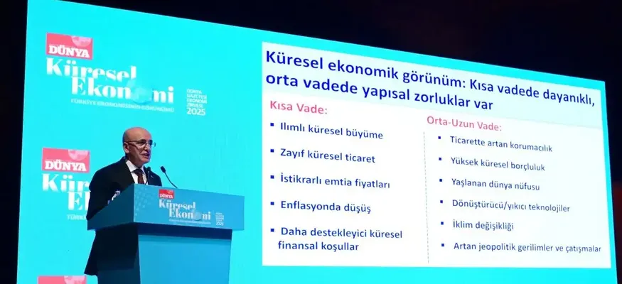 Hazine ve Maliye Bakanı Şimşek, Dünya Gazetesi Ekonomi Zirvesi'nde konuştu: (1)