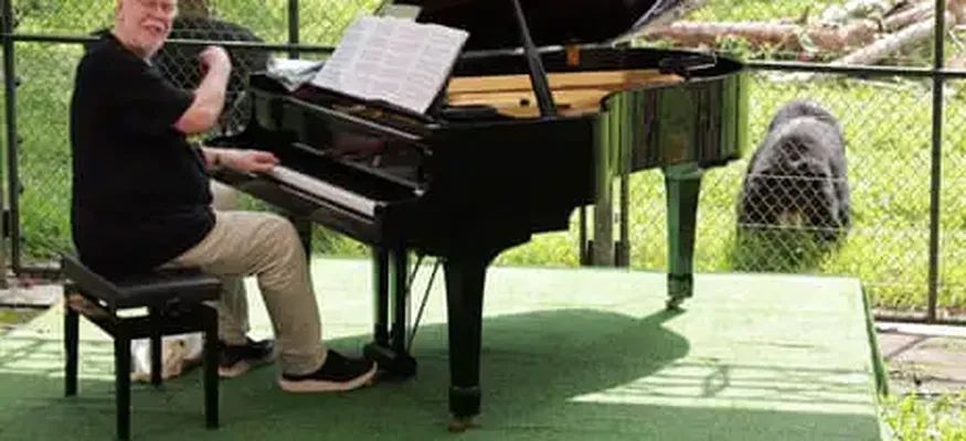 Rick Wakeman Performs Piano Concert to 150 Rescued Moon Bears in Vietnam