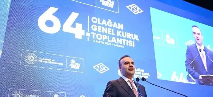 Sanayi ve Teknoloji Bakanı Kacır, TSE'nin Olağan Genel Kurulu'nda konuştu: