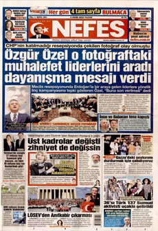 NEFES 5 Ekim 2025 gazete manşeti