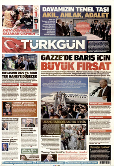 TÜRKGÜN 5 Ekim 2025 gazete manşeti