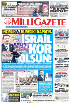 MİLLİ GAZETE 5 Ekim 2025 gazete manşeti