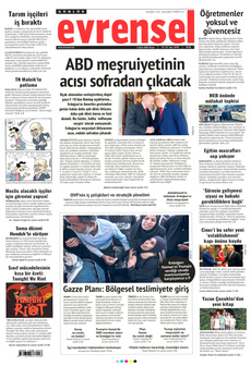 EVRENSEL 5 Ekim 2025 gazete manşeti