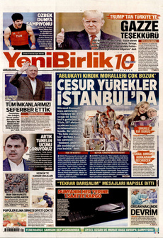 YENİBİRLİK 5 Ekim 2025 gazete manşeti