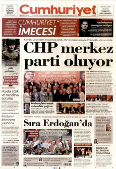 CUMHURİYET 6 Ekim 2025 gazete manşeti