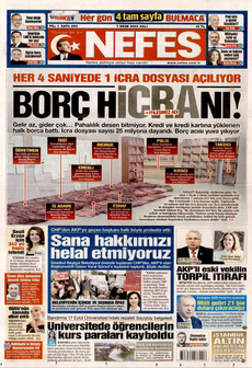 NEFES 7 Ekim 2025 gazete manşeti