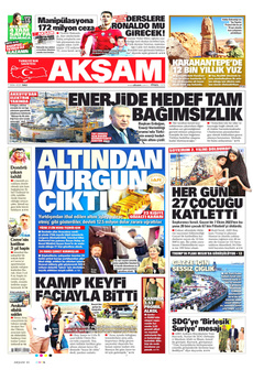 AKŞAM 7 Ekim 2025 gazete manşeti