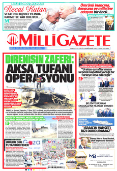 MİLLİ GAZETE 7 Ekim 2025 gazete manşeti