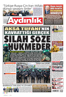 AYDINLIK GAZETESİ 7 Ekim 2025 gazete manşeti