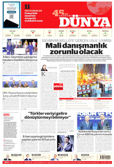 DÜNYA 7 Ekim 2025 gazete manşeti