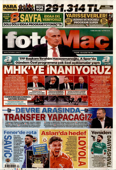 FOTOMAÇ 7 Ekim 2025 gazete manşeti