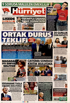 HÜRRİYET 8 Ekim 2025 gazete manşeti