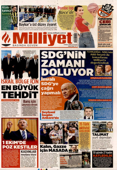 MİLLİYET 8 Ekim 2025 gazete manşeti