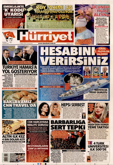 HÜRRİYET 9 Ekim 2025 gazete manşeti