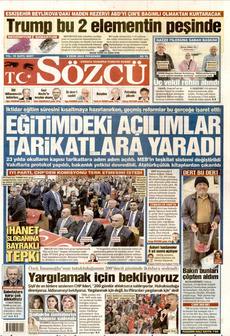 SÖZCÜ 9 Ekim 2025 gazete manşeti
