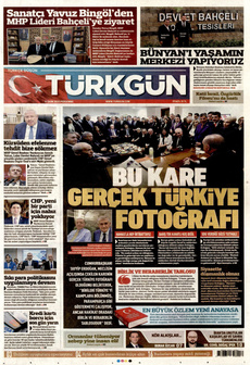 TÜRKGÜN 9 Ekim 2025 gazete manşeti
