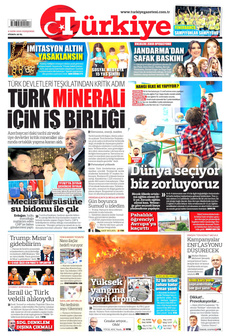 TÜRKİYE GAZETESİ 9 Ekim 2025 gazete manşeti