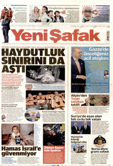 YENİ ŞAFAK 9 Ekim 2025 gazete manşeti