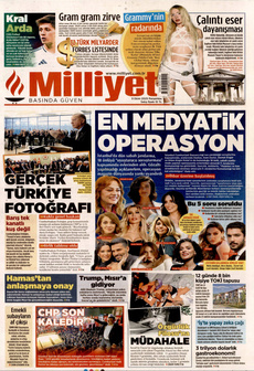 MİLLİYET 9 Ekim 2025 gazete manşeti