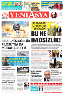 YENİ ASYA 9 Ekim 2025 gazete manşeti