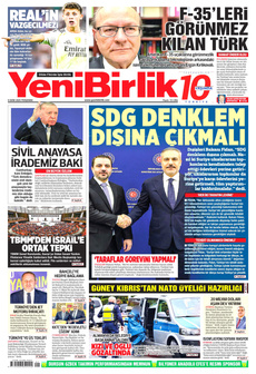 YENİBİRLİK 9 Ekim 2025 gazete manşeti