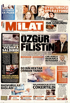MİLAT 9 Ekim 2025 gazete manşeti