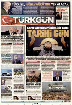 TÜRKGÜN 10 Ekim 2025 gazete manşeti