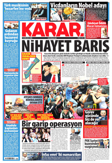 KARAR 10 Ekim 2025 gazete manşeti