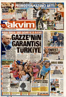 TAKVİM 10 Ekim 2025 gazete manşeti