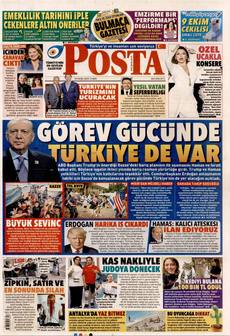POSTA 10 Ekim 2025 gazete manşeti