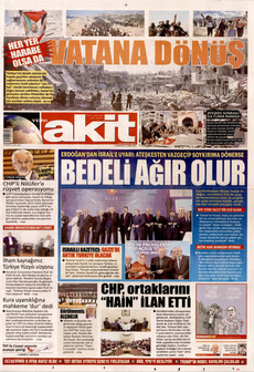 YENİ AKİT 11 Ekim 2025 gazete manşeti