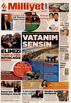 MİLLİYET 11 Ekim 2025 gazete manşeti