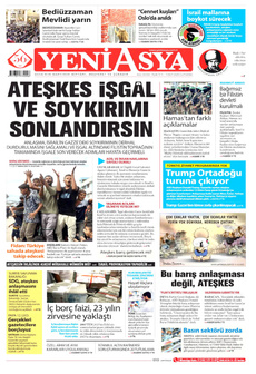 YENİ ASYA 11 Ekim 2025 gazete manşeti