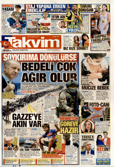 TAKVİM 11 Ekim 2025 gazete manşeti