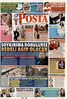 POSTA 11 Ekim 2025 gazete manşeti