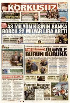 KORKUSUZ 11 Ekim 2025 gazete manşeti