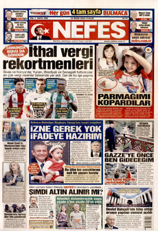 NEFES 12 Ekim 2025 gazete manşeti