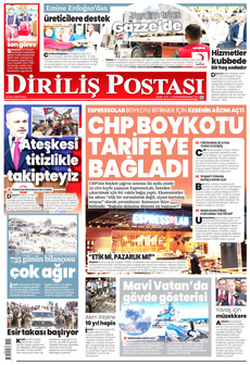 DİRİLİŞ POSTASI 12 Ekim 2025 gazete manşeti
