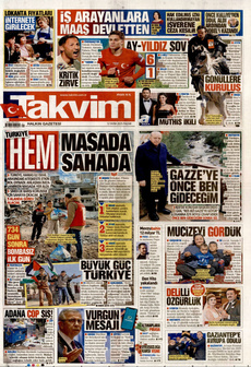 TAKVİM 12 Ekim 2025 gazete manşeti