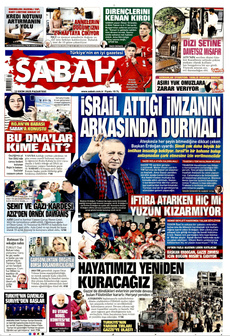 SABAH 13 Ekim 2025 gazete manşeti